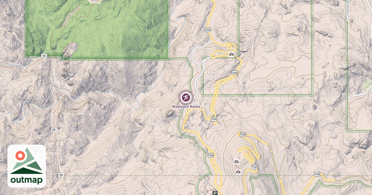 Map of Wayward Rocks
