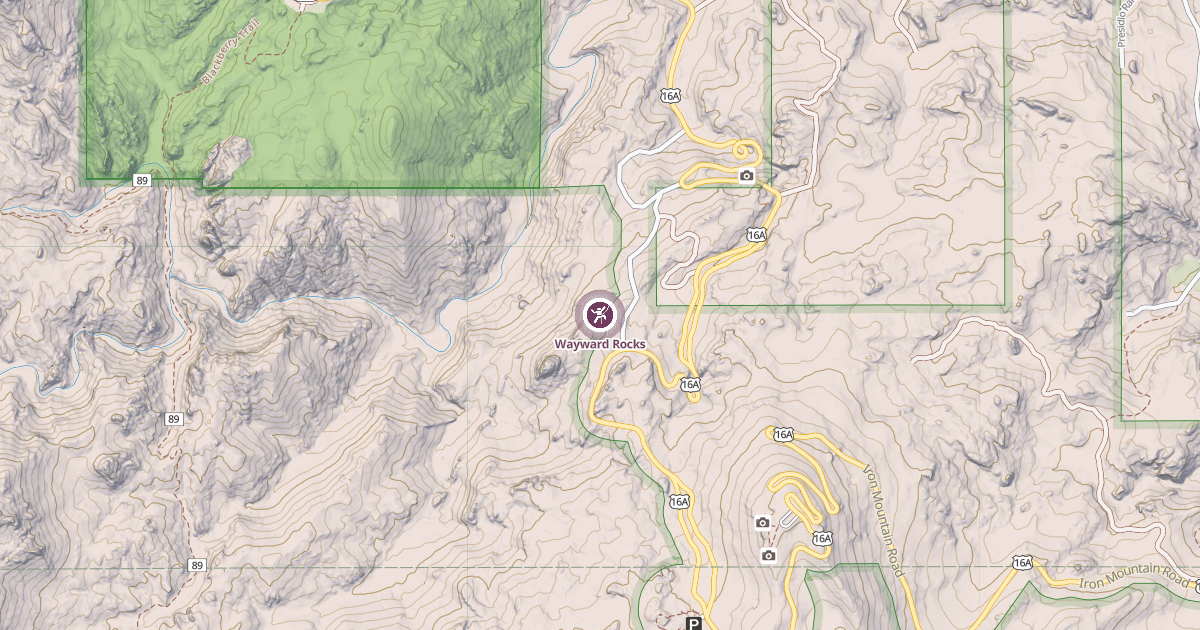 Map preview of Wayward Rocks
