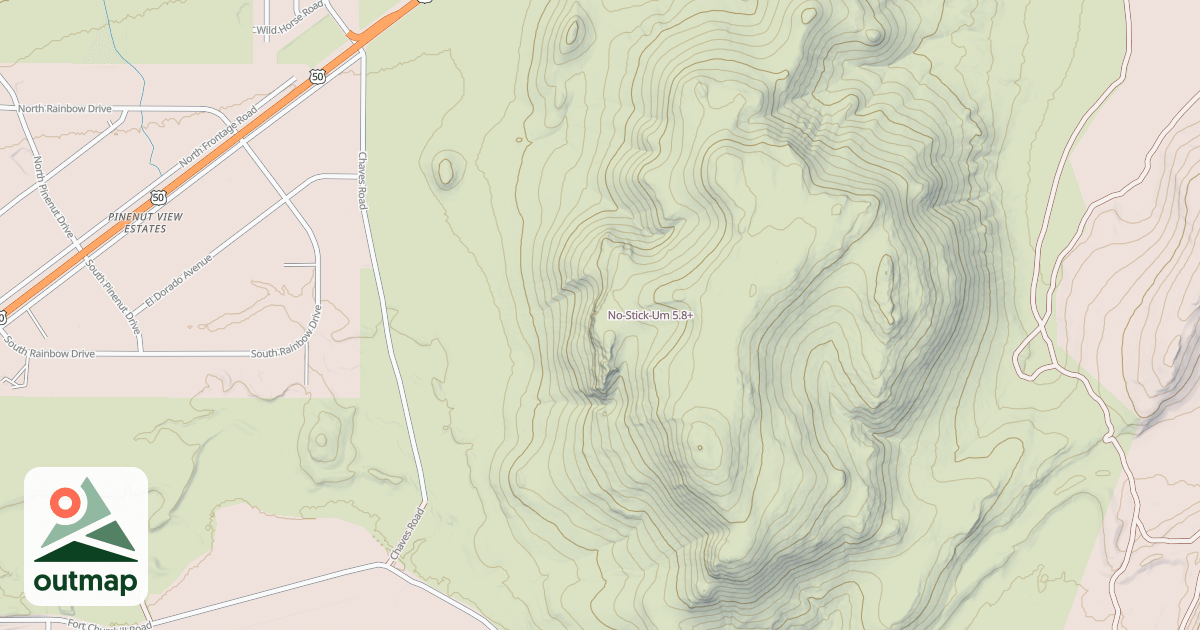 Map of No-Stick-Um