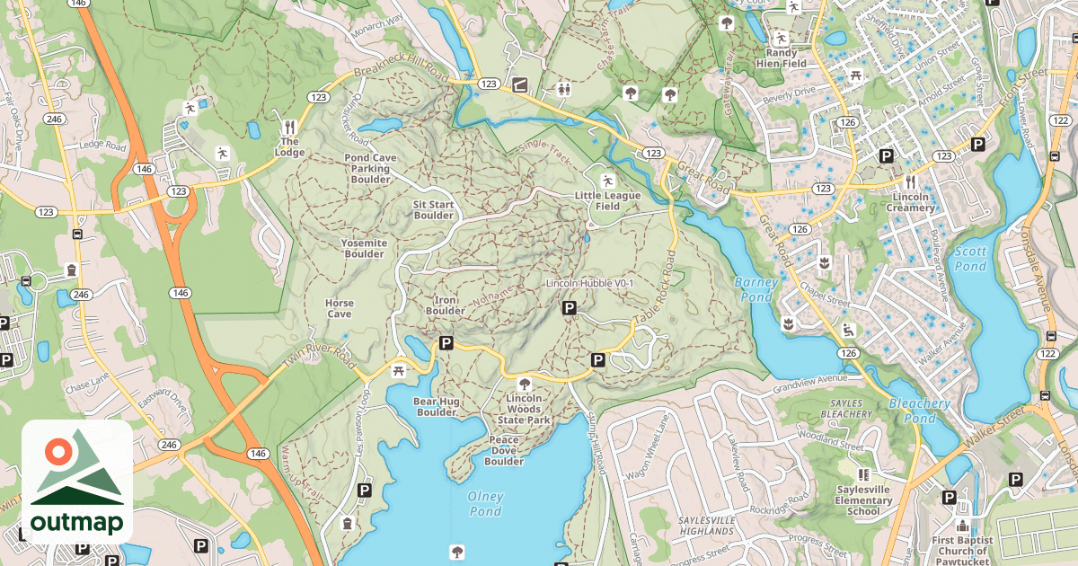 Map of Lincoln Hubble
