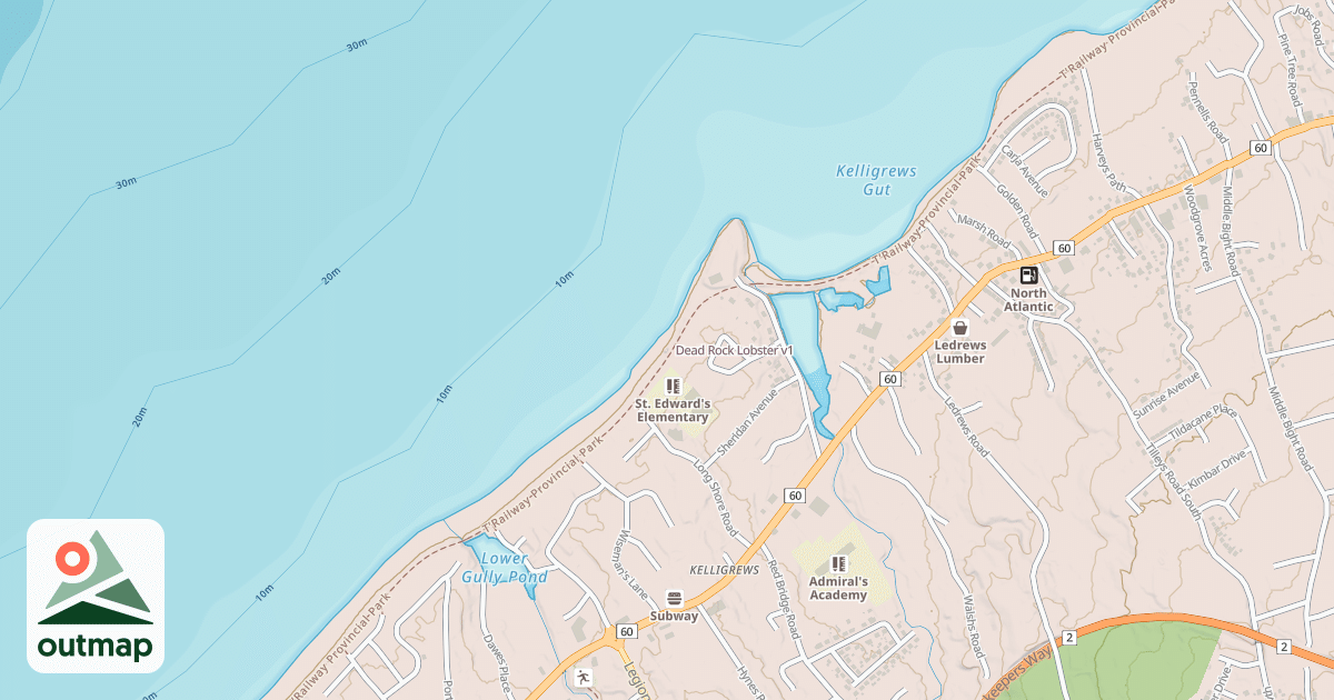 Map of Dead Rock Lobster