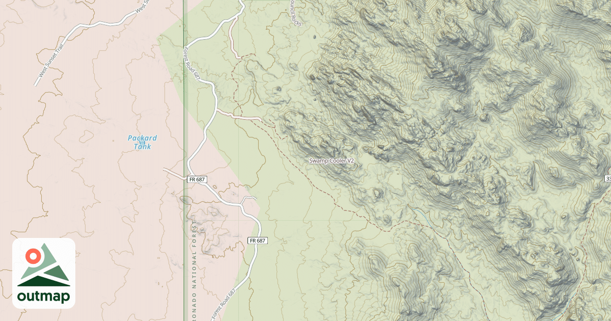 Map of Swamp Cooler
