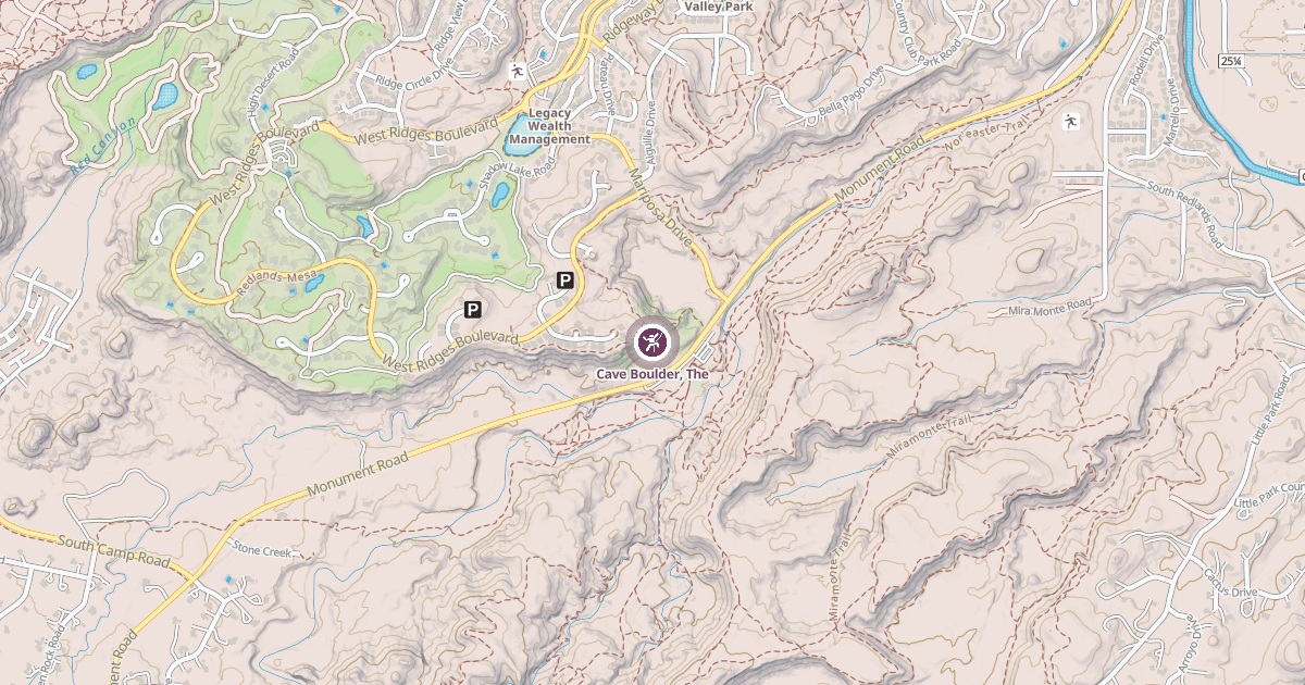 Map preview of Cave Boulder, The