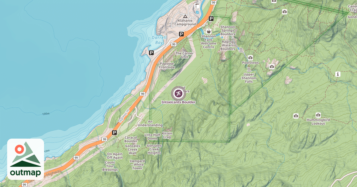 Map of Intoxicants Boulder