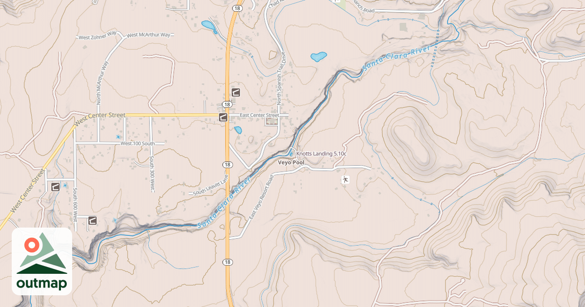 Map of Knotts Landing