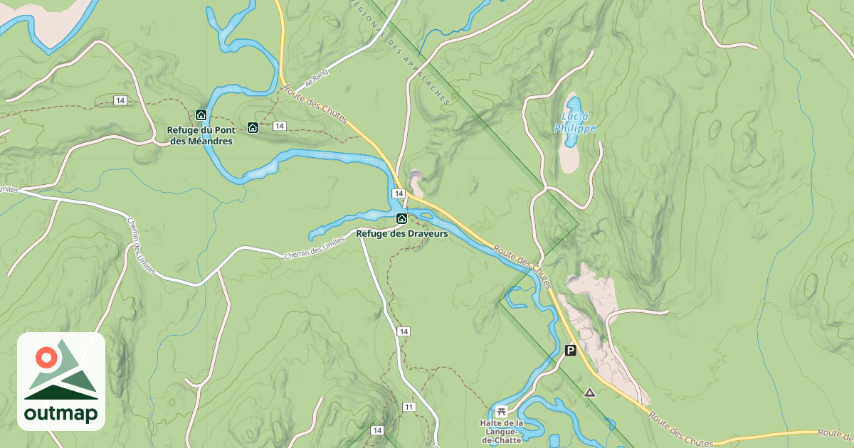 Map of Refuge du Moulin