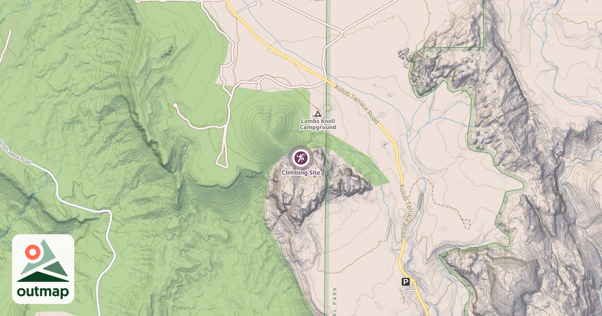 Map of Climbing Site