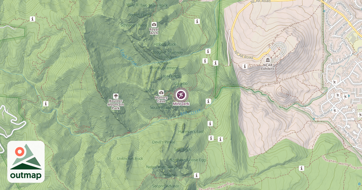 Map of Mini Zerk
