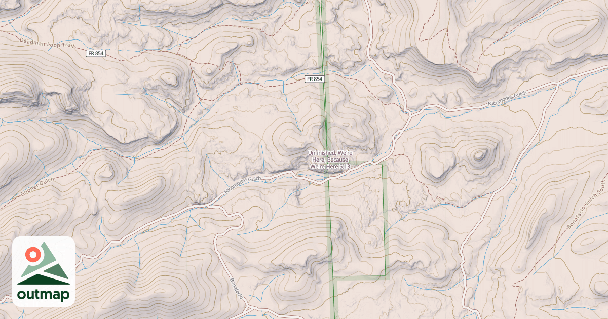 Map of Unfinished, We're Here, Because We're Here