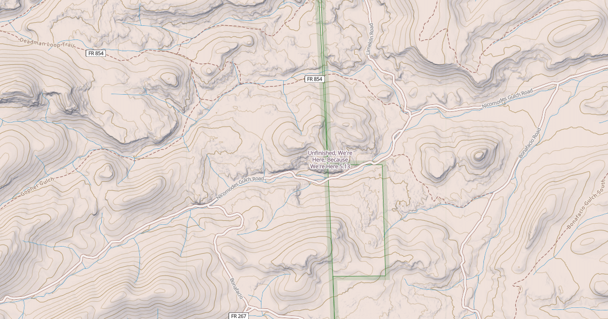 Map preview of Unfinished, We're Here, Because We're Here