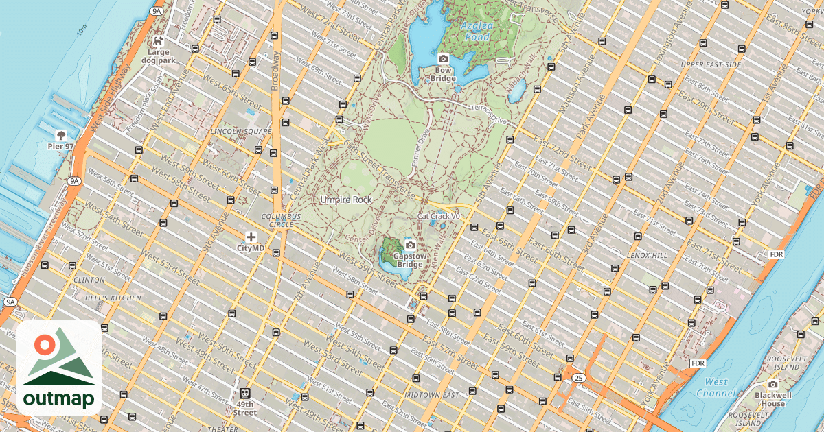 Map of Cat Crack