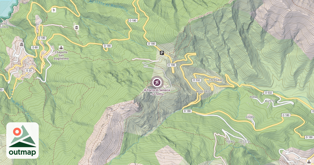 Map of A Torra di Seneca - U Tettu