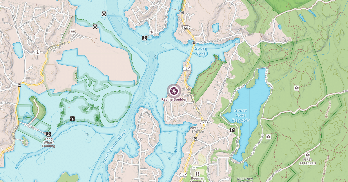 Map preview of Ravine Boulder