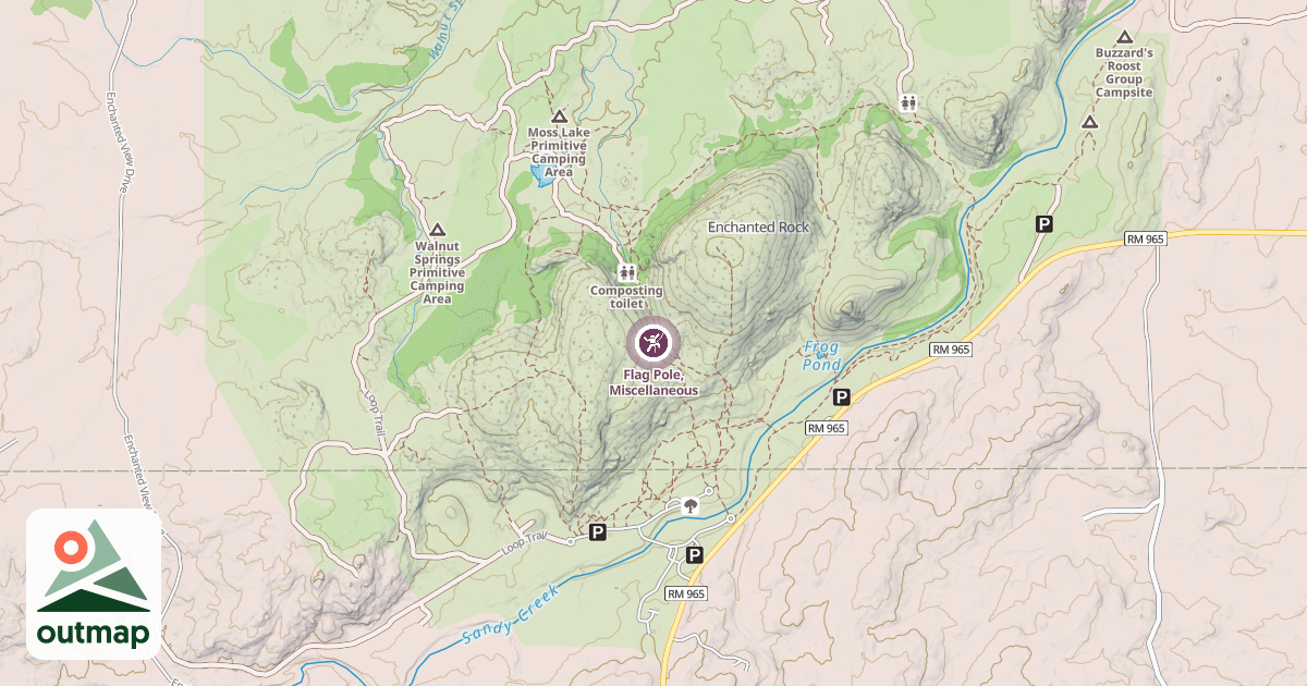 Map of Flag Pole, Miscellaneous