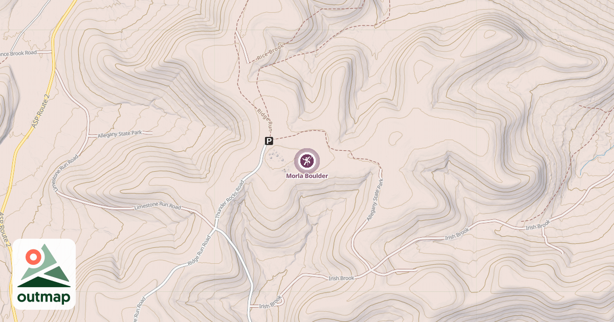Map of Morla Boulder