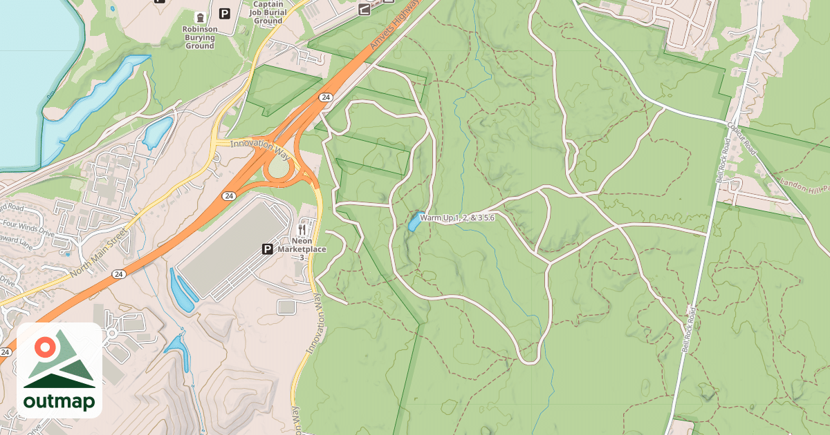 Map of Warm Up 1, 2, & 3