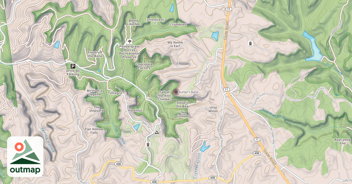 Map of Burlier's Bane