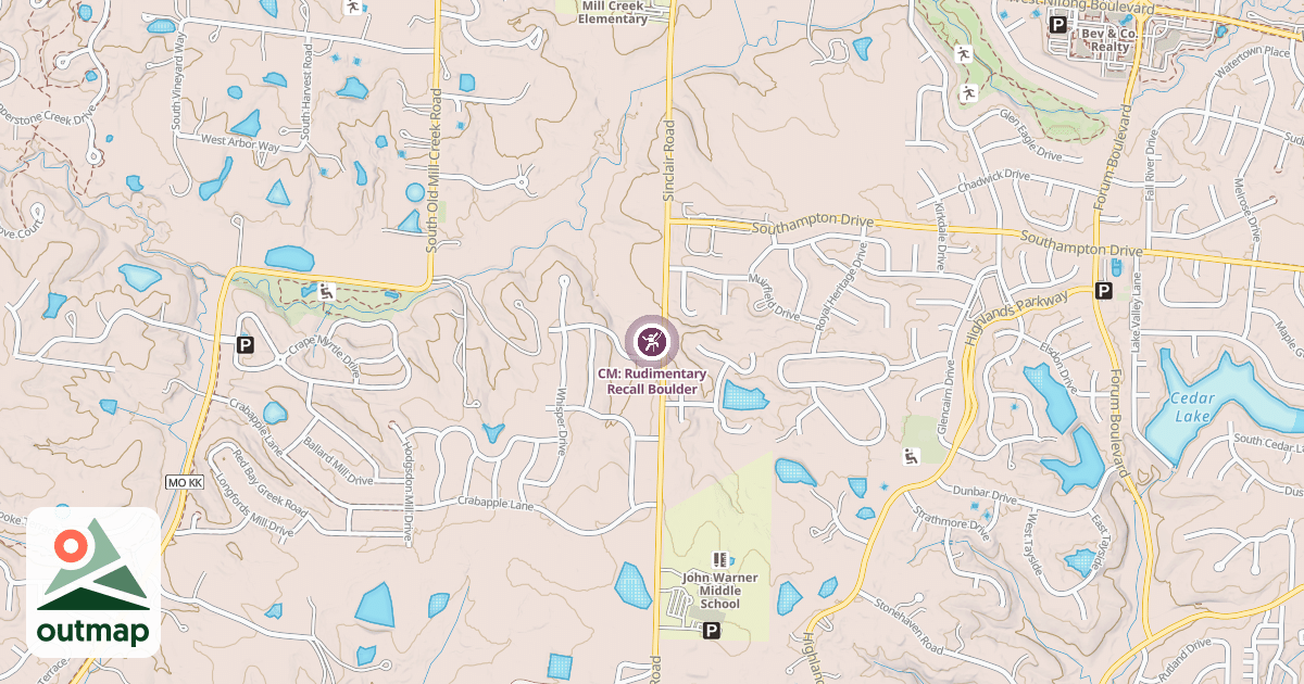 Map of CM: Rudimentary Recall Boulder