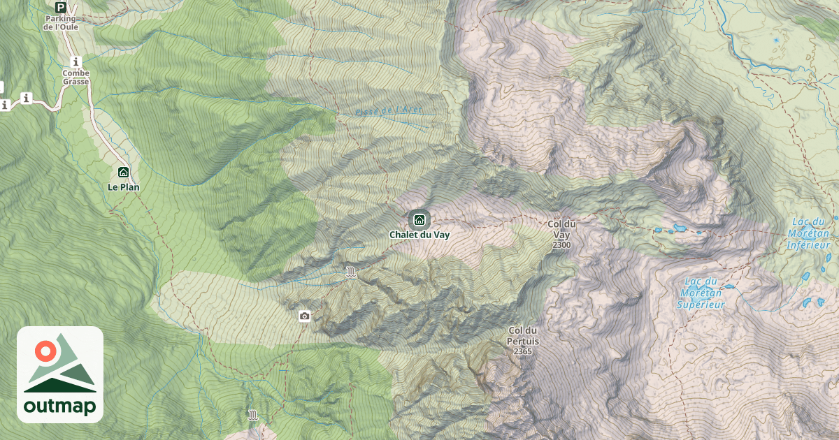 Map of Chalet du Vay