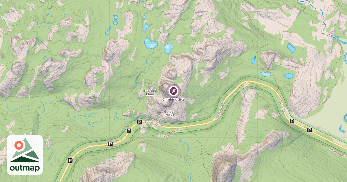 Map of Climbing Site