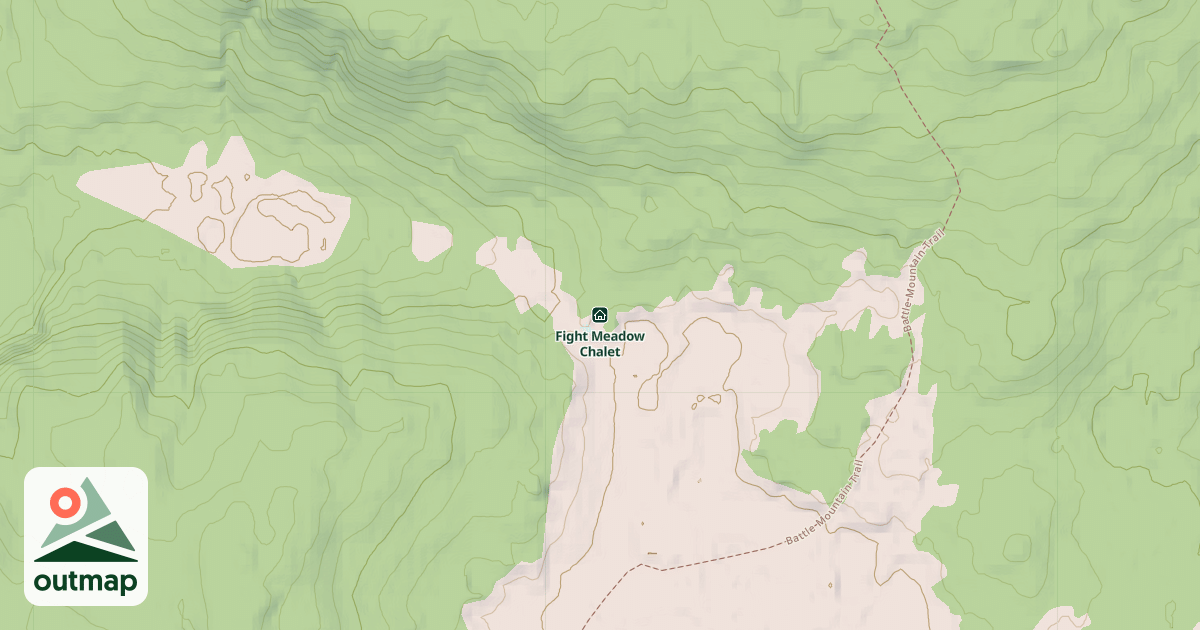 Map of Fight Meadow Chalet