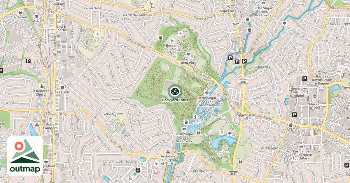 Map of Backyard Trails