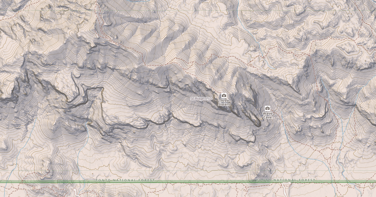 Map preview of SE Ridge