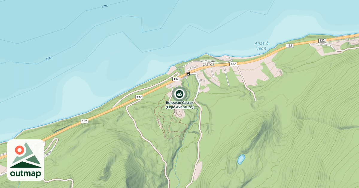 Map of Ruisseau Castor (Expé Aventure)
