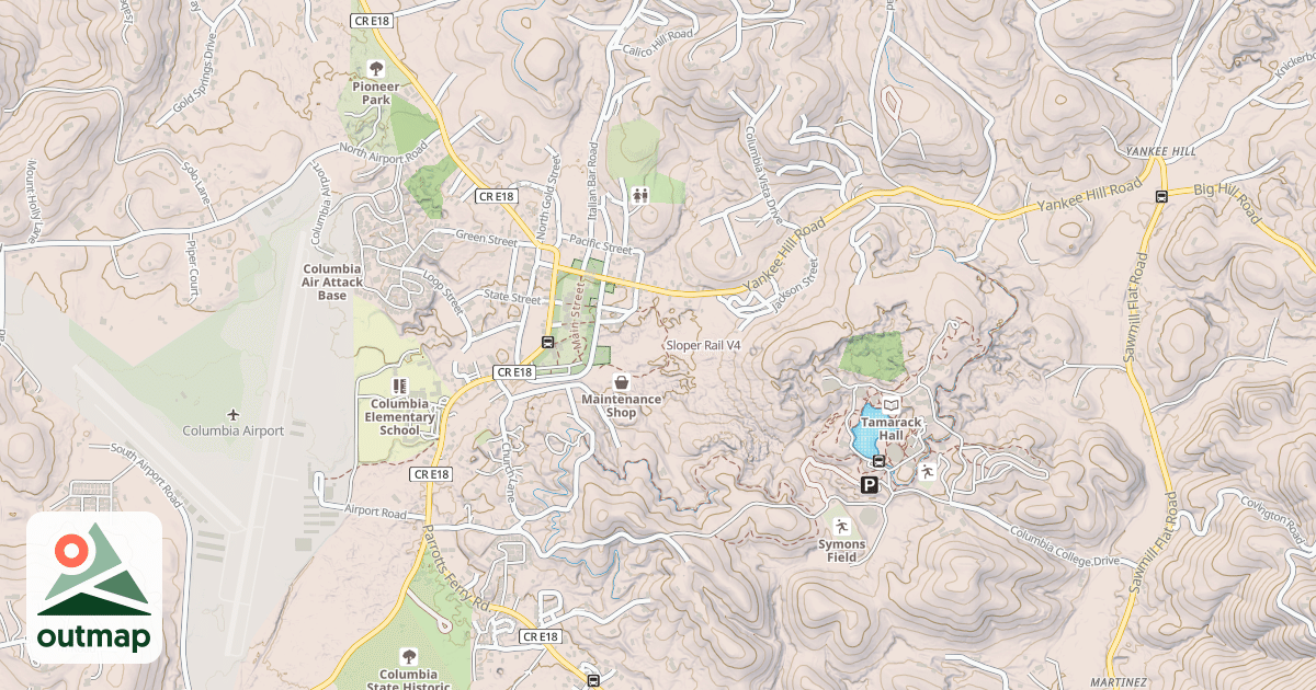 Map of Sloper Rail