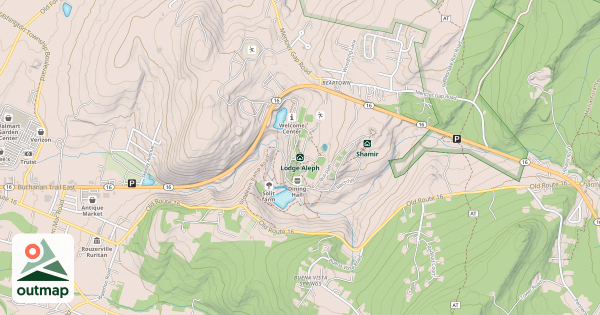 Map of Lodge Aleph