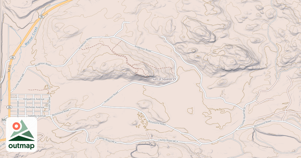 Map of Sum of Squares