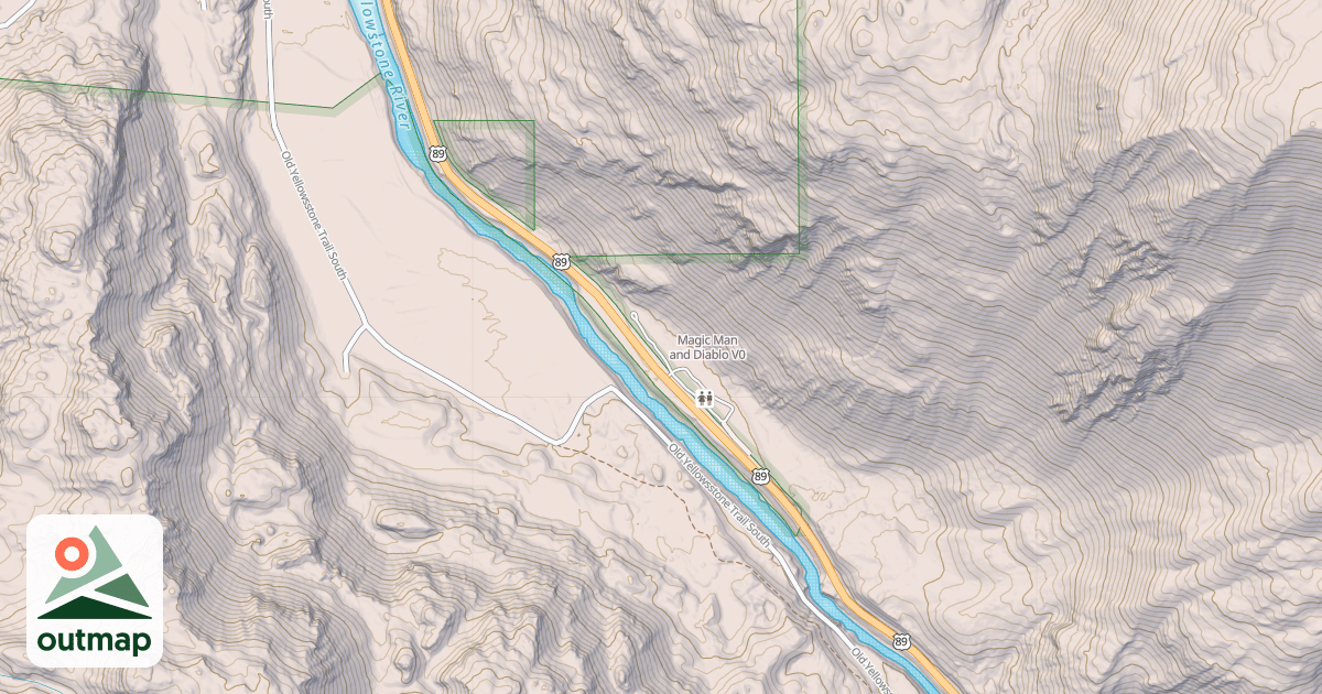 Map of Magic Man and Diablo