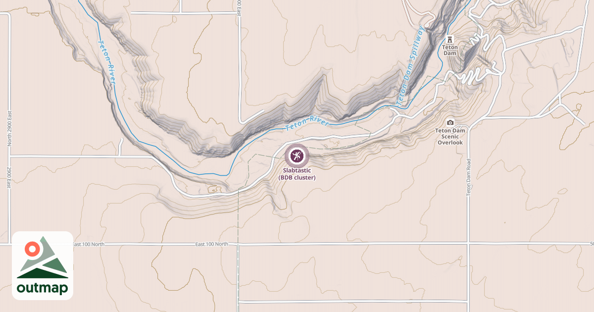 Map of Slabtastic (BDB cluster)