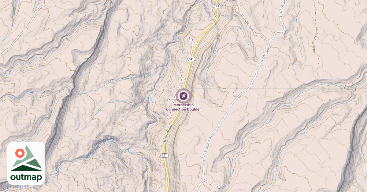Map of Mothership Connection Boulder