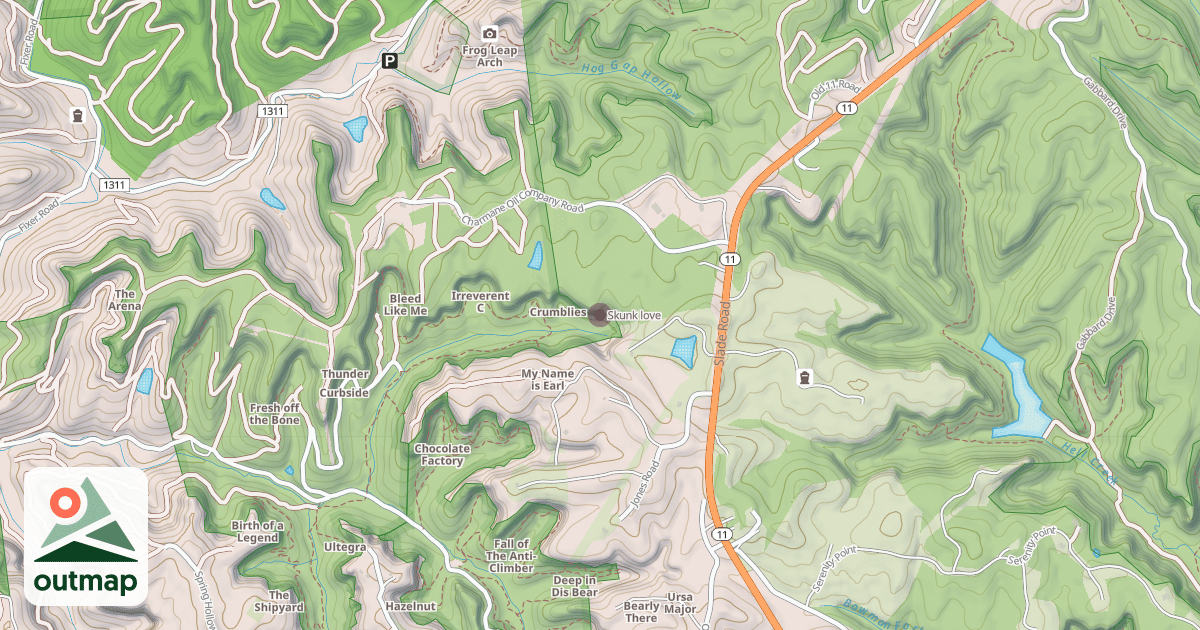 Map of Skunk love