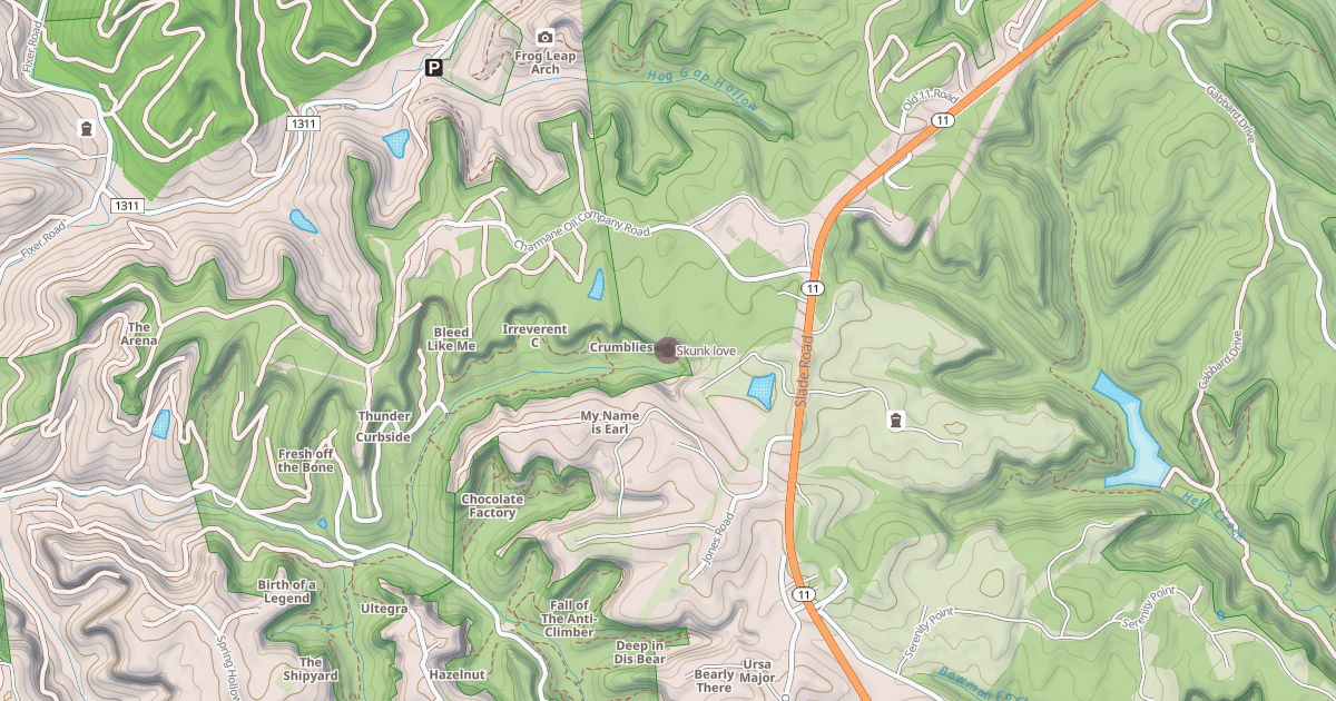 Map preview of Skunk love