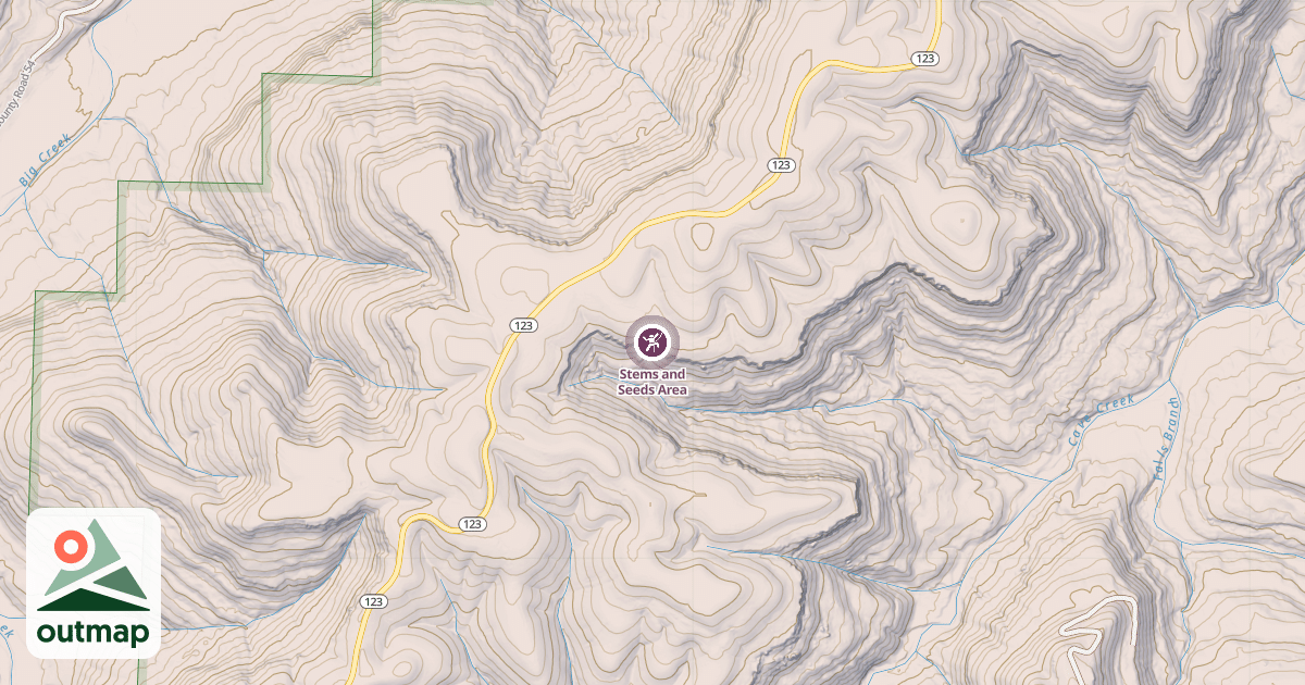 Map of Stems and Seeds Area