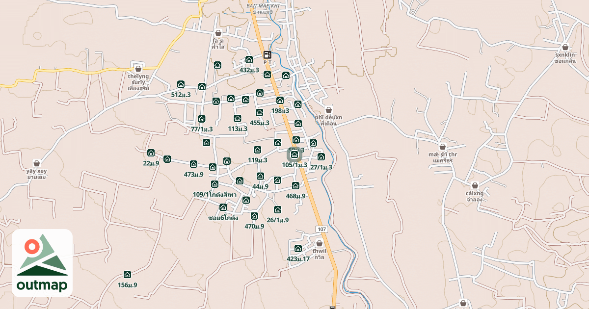 Map of 105/1ม.3