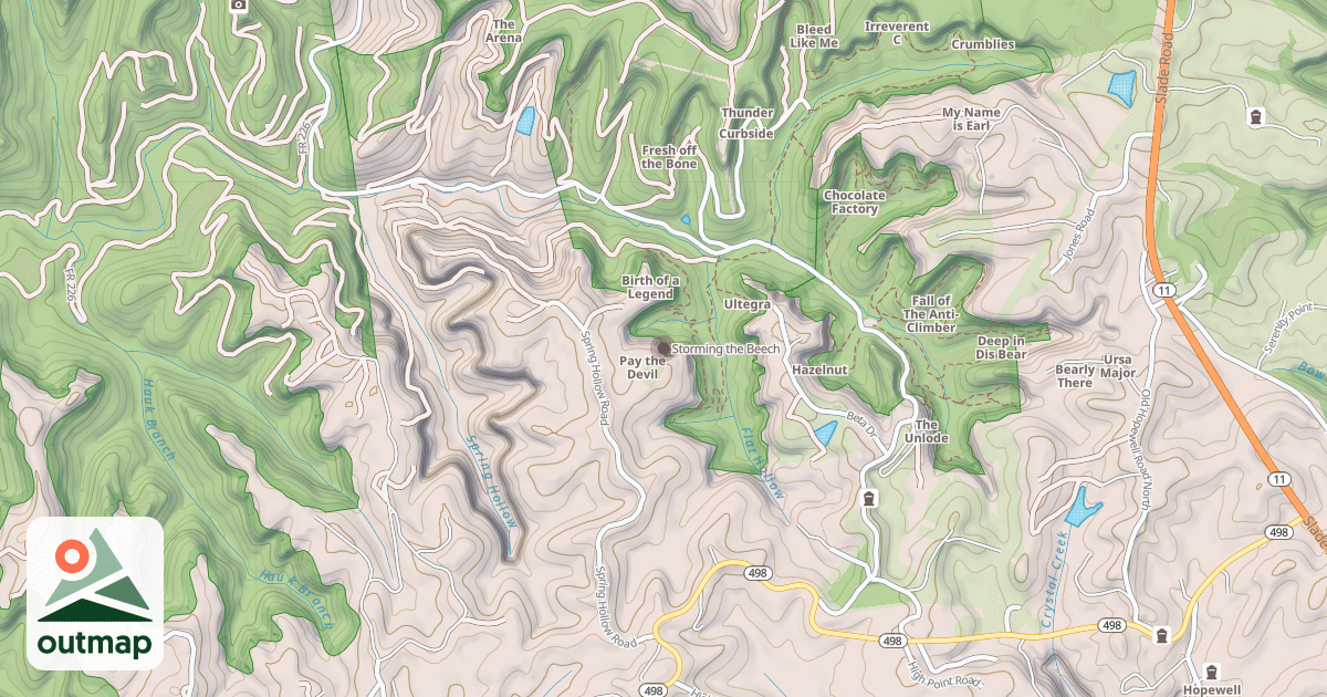 Map of Storming the Beech