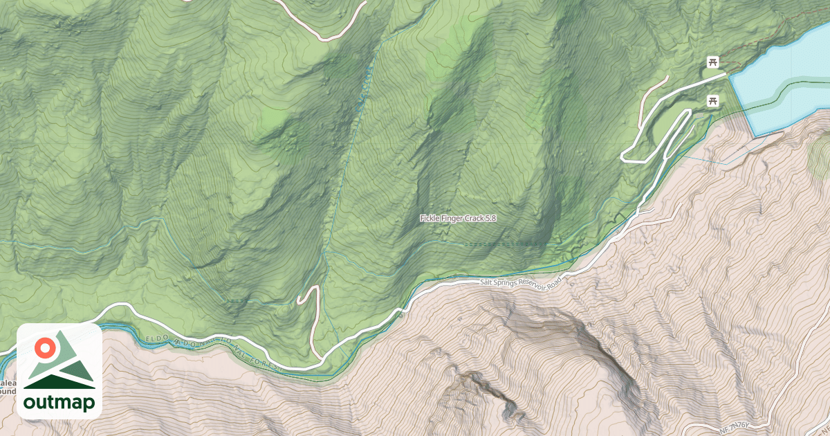 Map of Fickle Finger Crack
