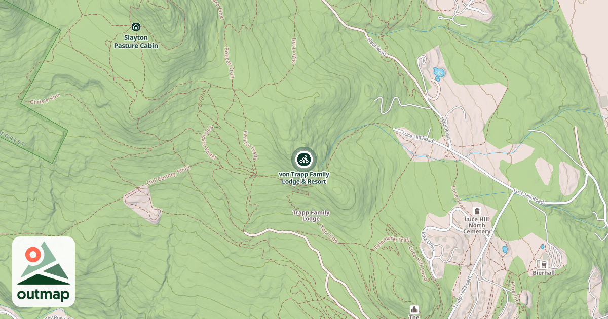 Map of von Trapp Family Lodge & Resort