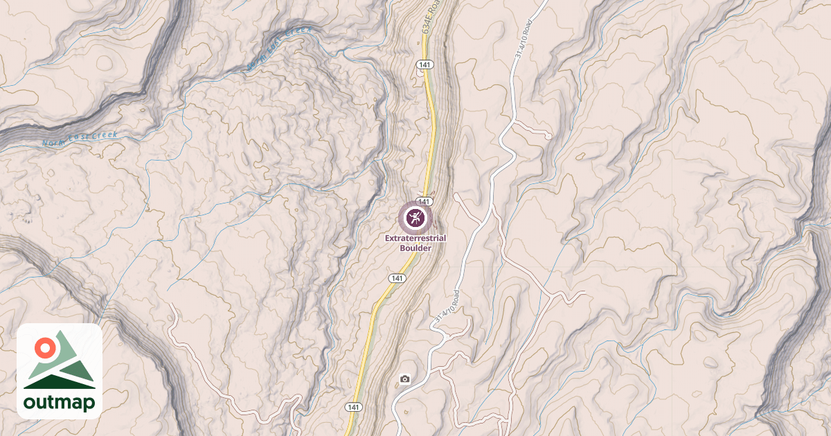 Map of Extraterrestrial Boulder