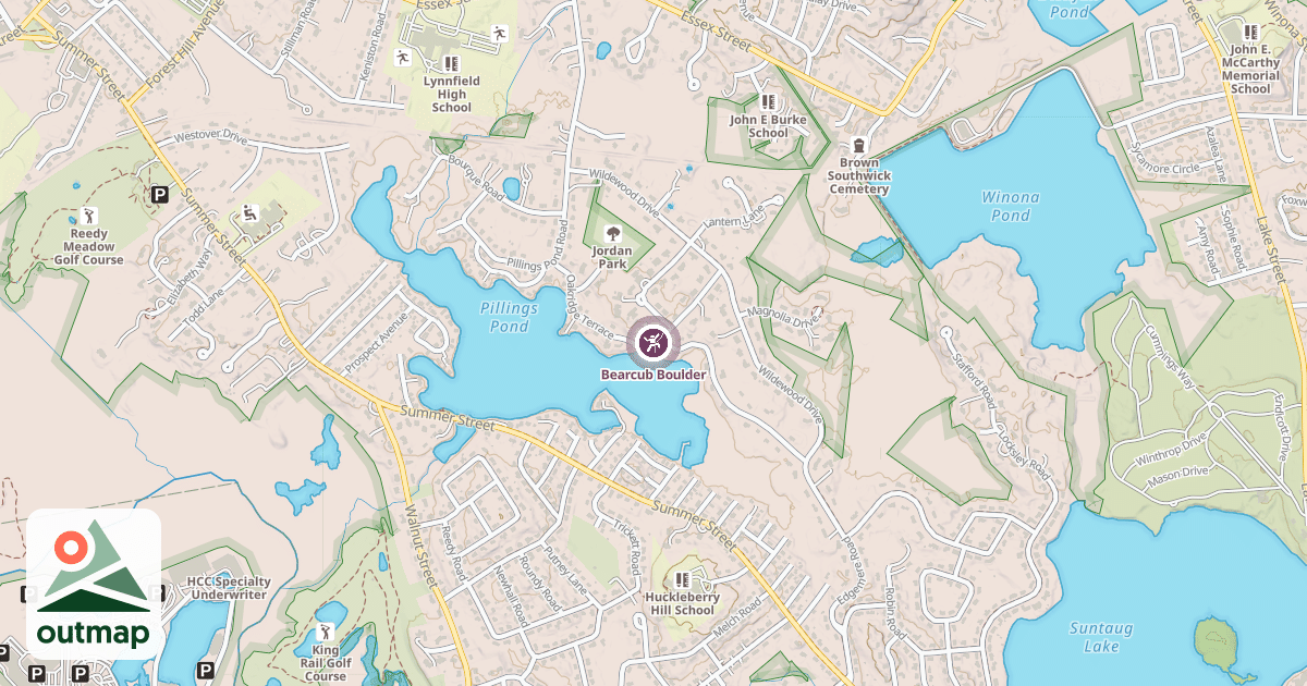 Map of Bearcub Boulder