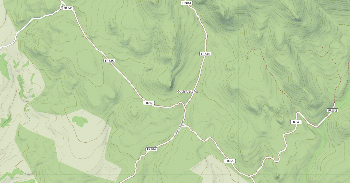Map preview of Ouch Arete