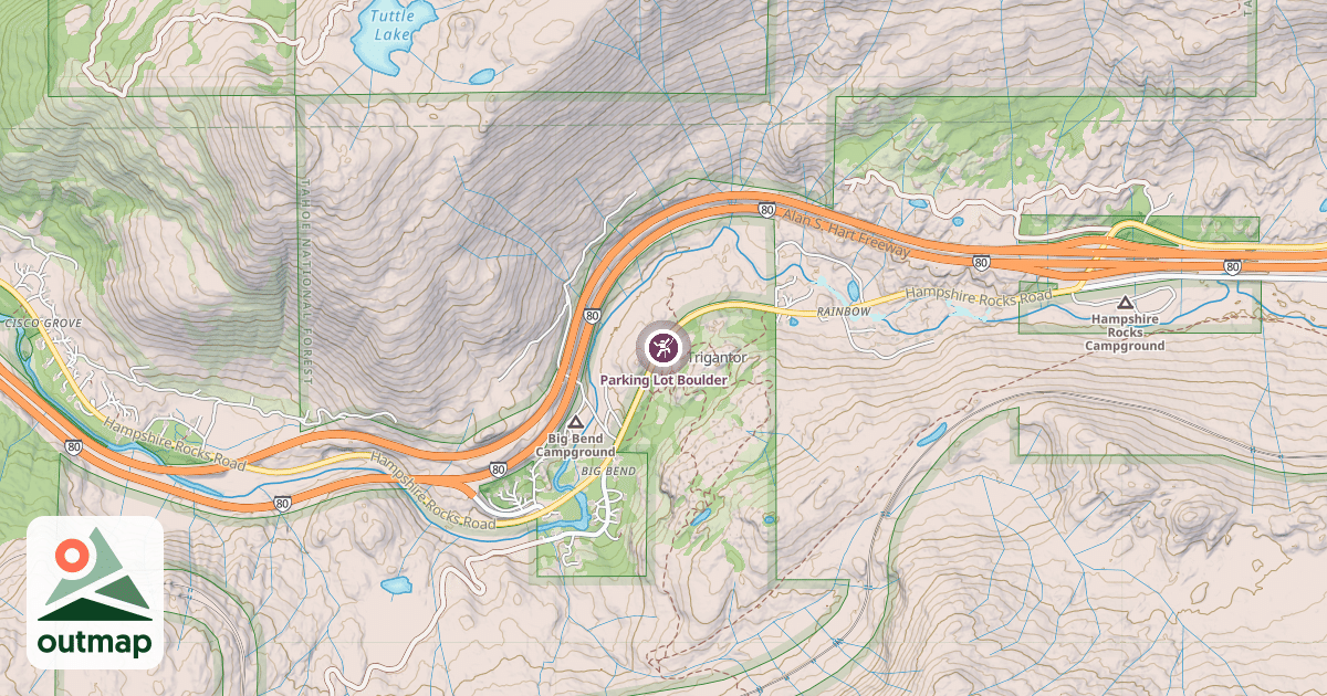 Map of Parking Lot Boulder