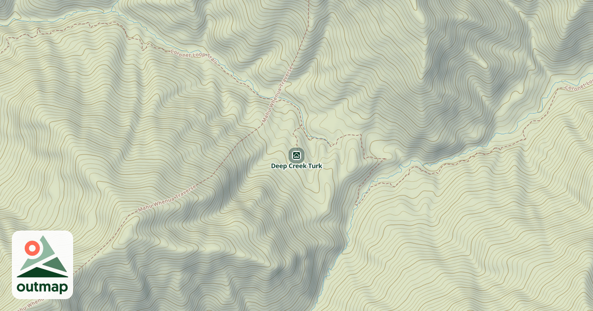Map of Deep Creek Turk