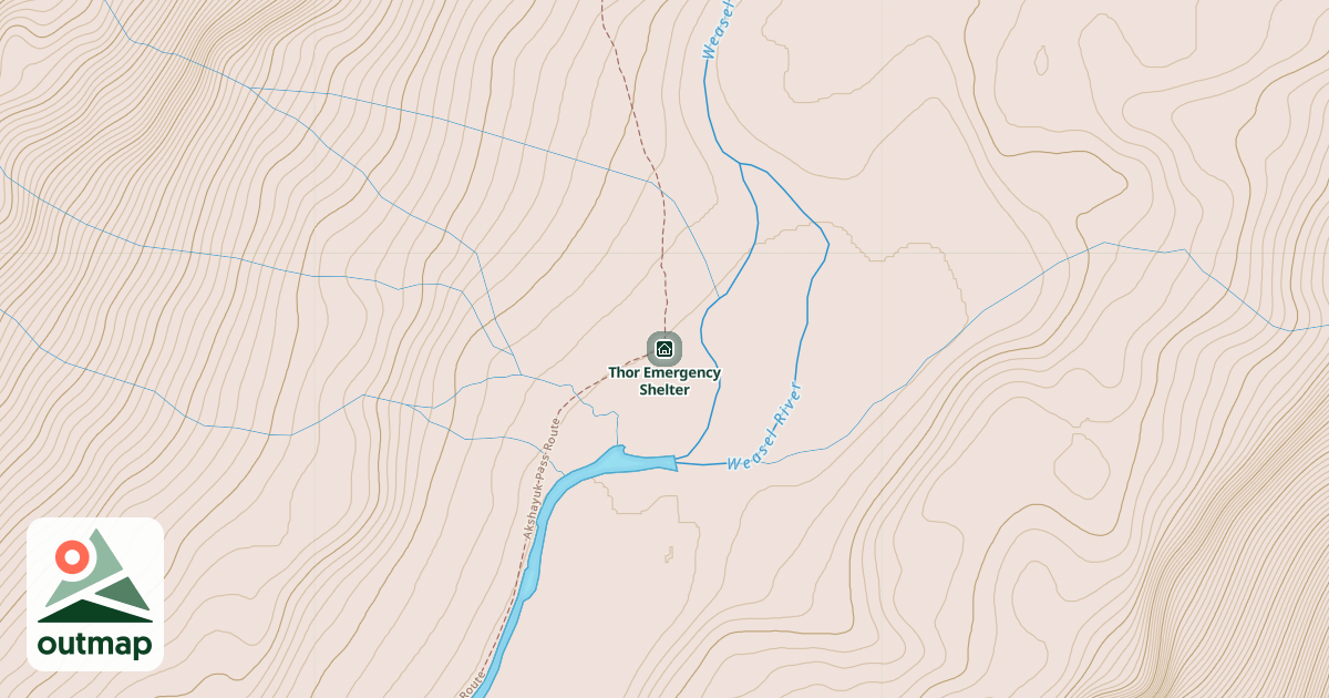 Map of Thor Emergency Shelter