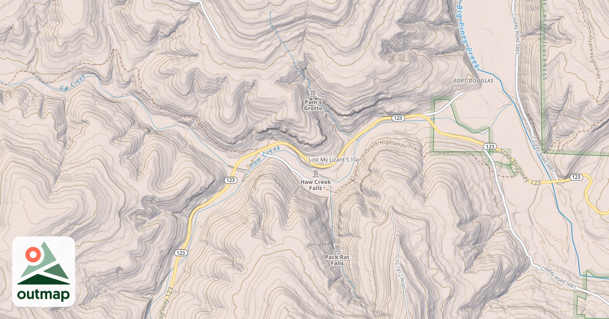 Map of Lost My Lizard