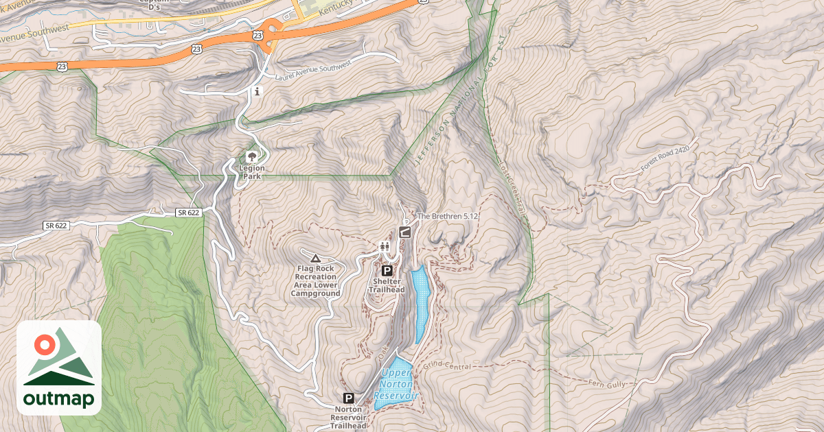 Map of The Brethren