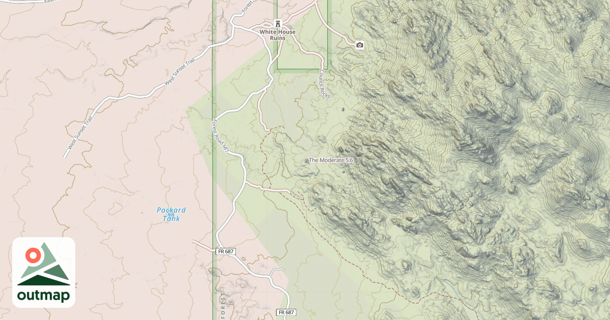 Map of The Moderate